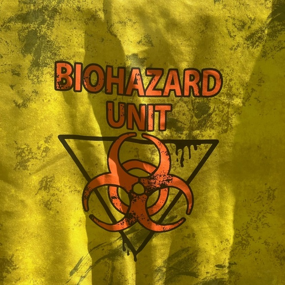 Spirit Halloween Biohazard Unit Costume for Kids. Size M - Picture 2 of 4